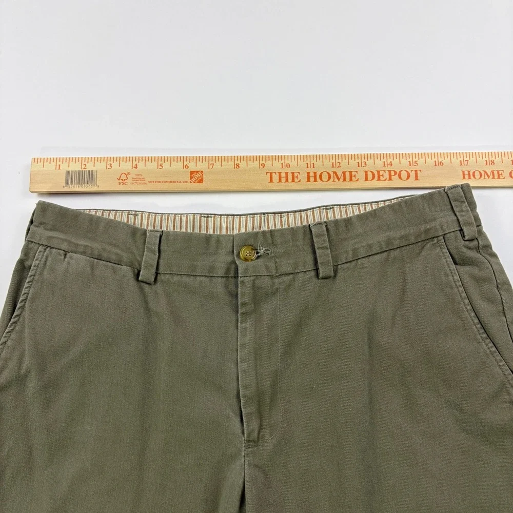 Bills Khakis M3 Trim Fit Chinos Mens 34 Olive Green Made in USA Vintage Pants